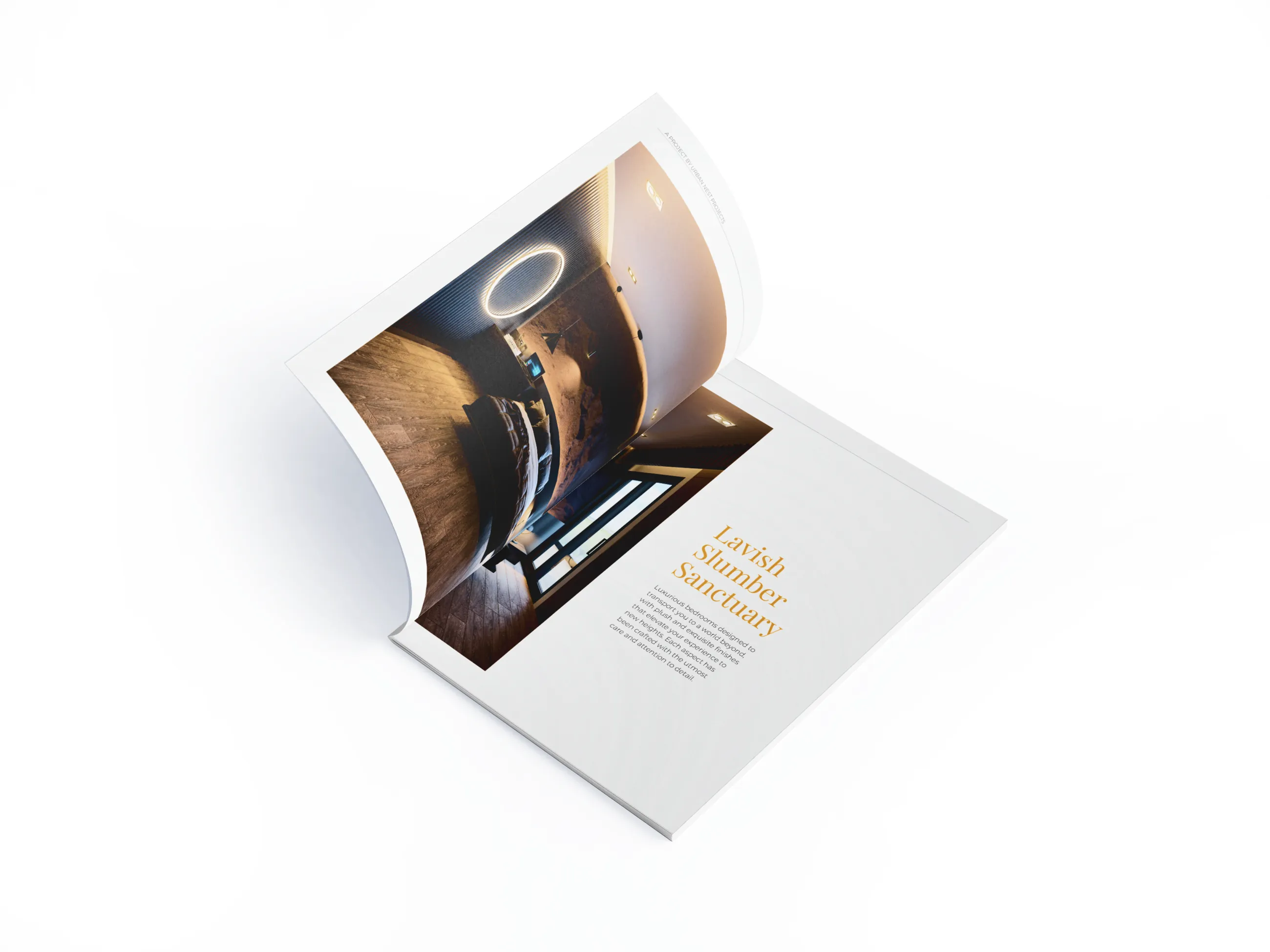 The Zirk brochure typography detail