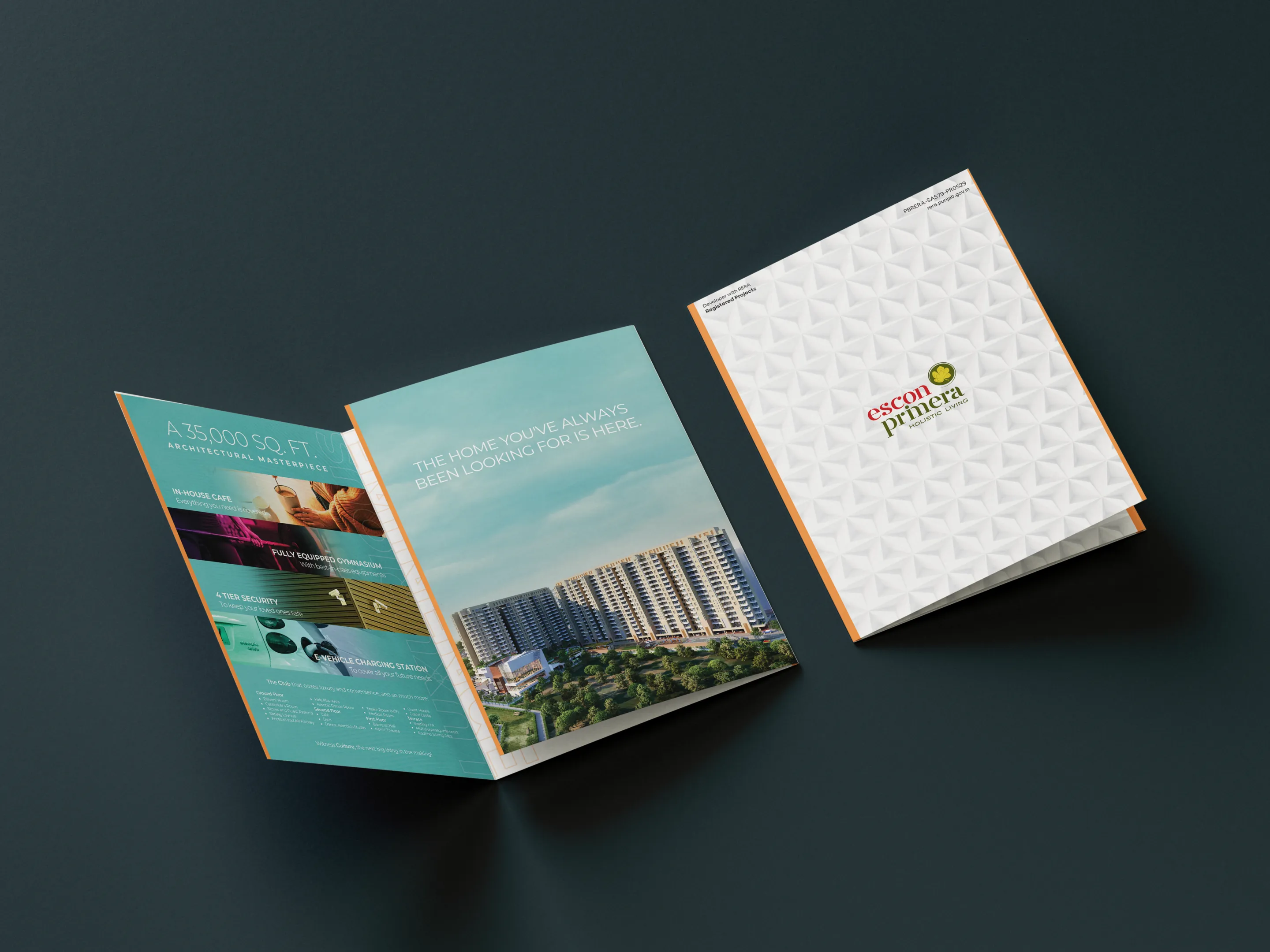 Escon Primera brochure gatefold